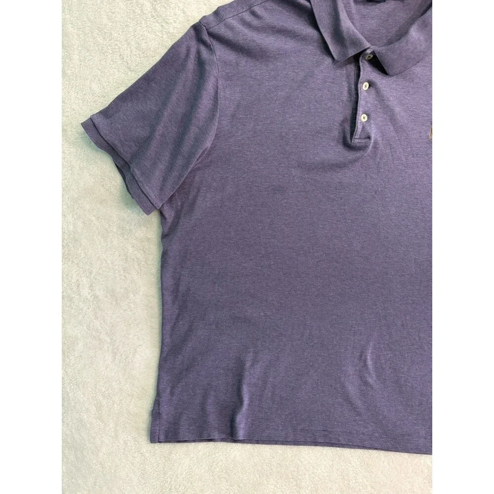 Polo Ralph Lauren Purple Pima Cotton Polo Shirt Men’s XXL Short Sleeve Classic